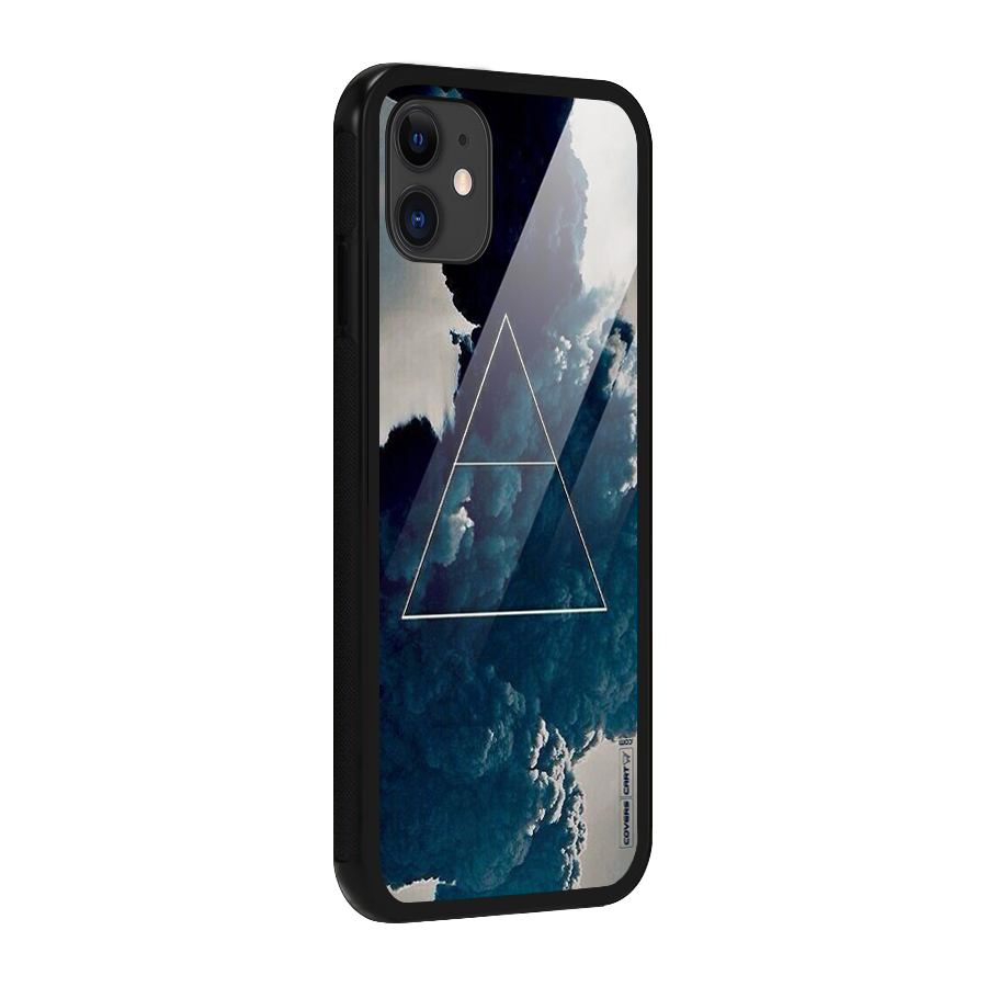 Blue Hue Smoke Glass Back Case for iPhone 11