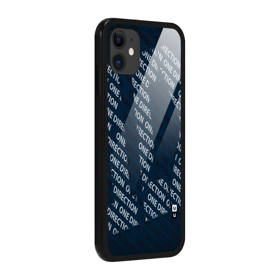 Blue Way Glass Back Case for iPhone 11