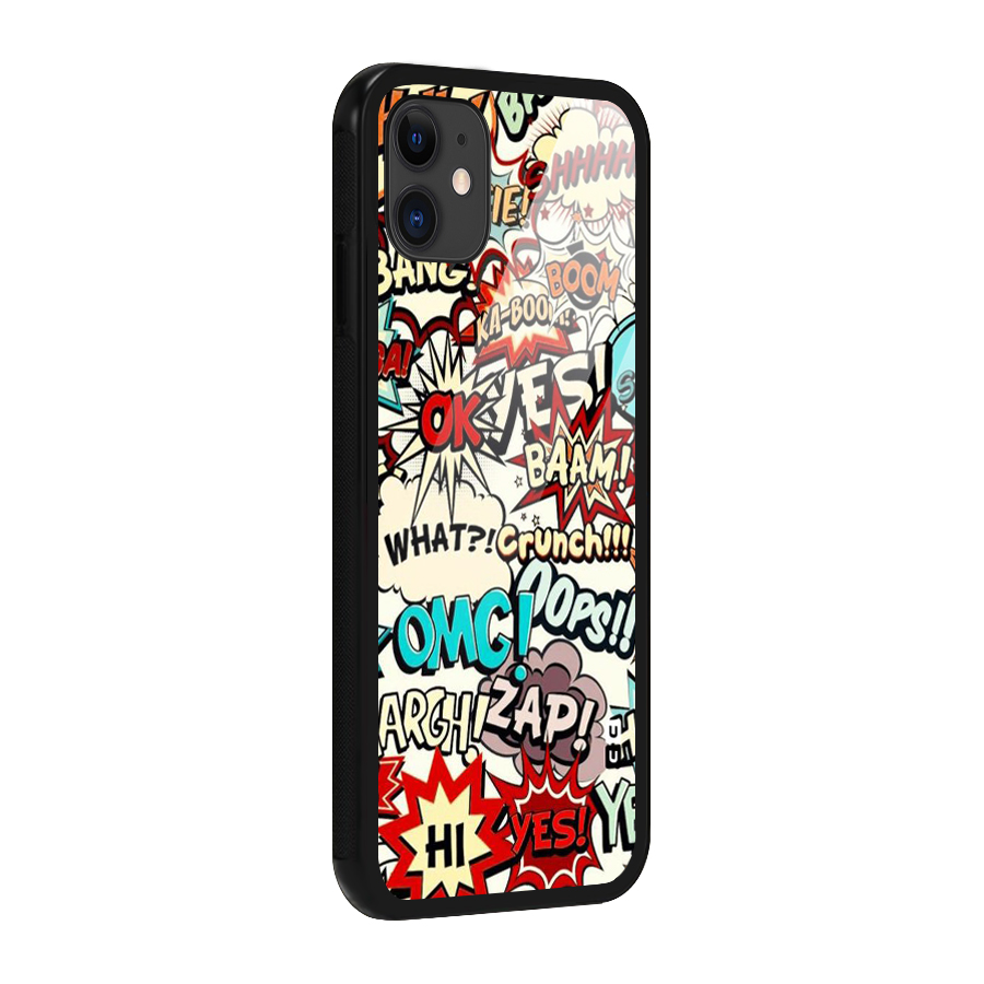Boom Zap Glass Back Case for iPhone 11