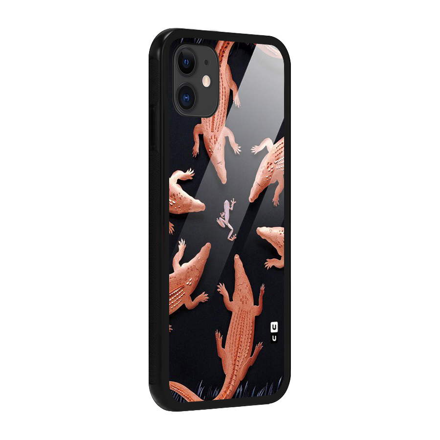 Brave Frog Glass Back Case for iPhone 11