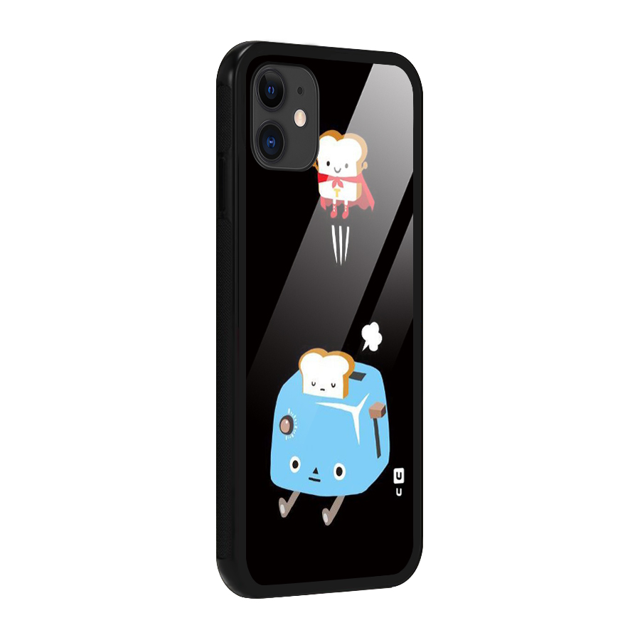 Bread Toast Glass Back Case for iPhone 11