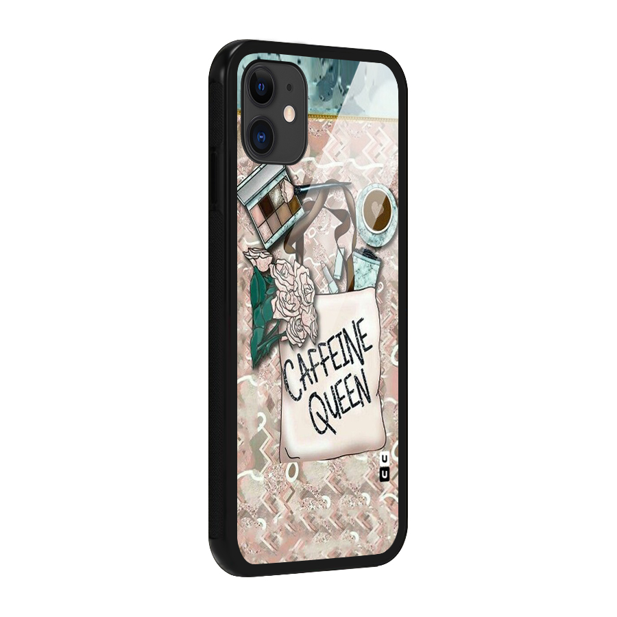 Caffeine Queen Glass Back Case for iPhone 11
