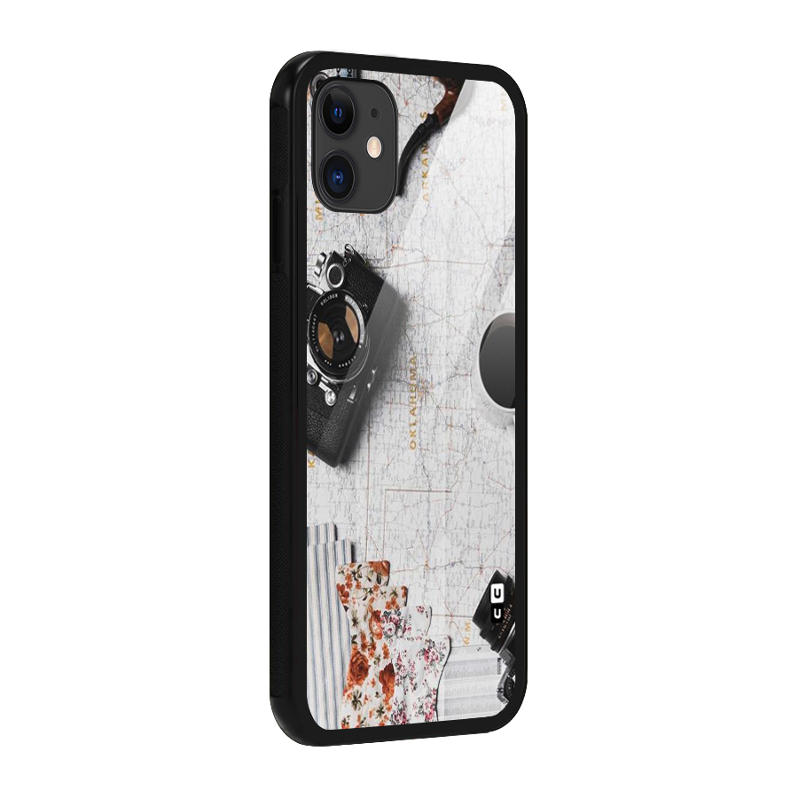 Camera Smoky Pipe Glass Back Case for iPhone 11