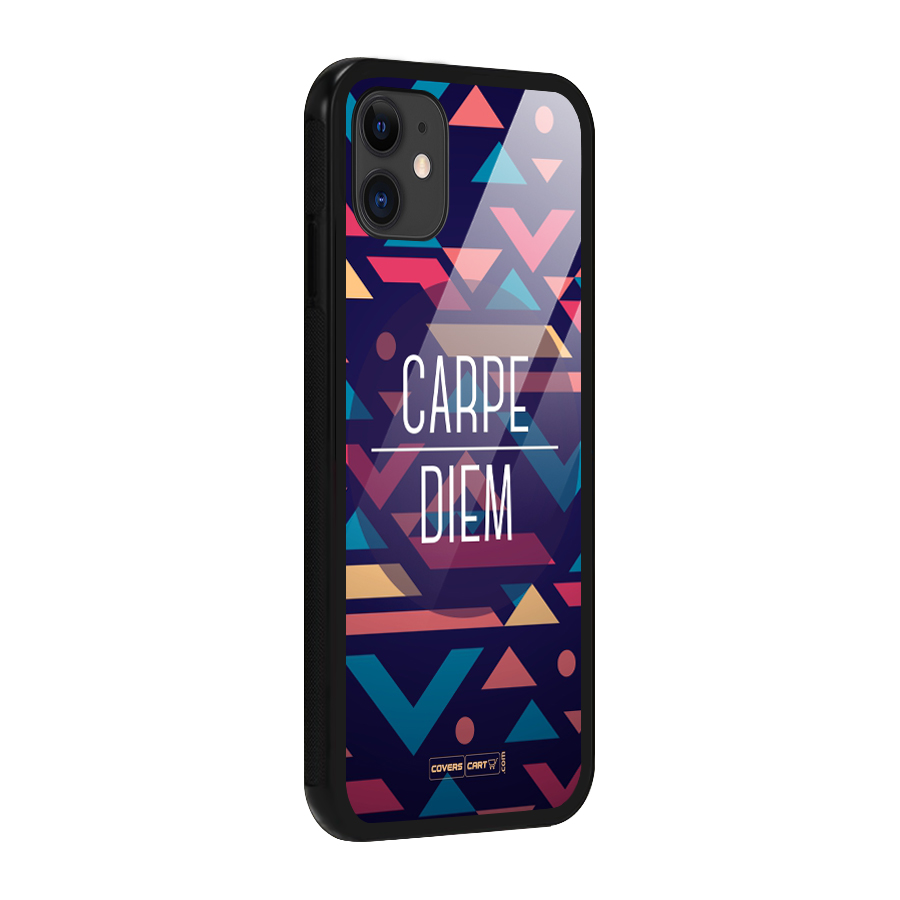 Carpe Diem Glass Back Case for iPhone 11