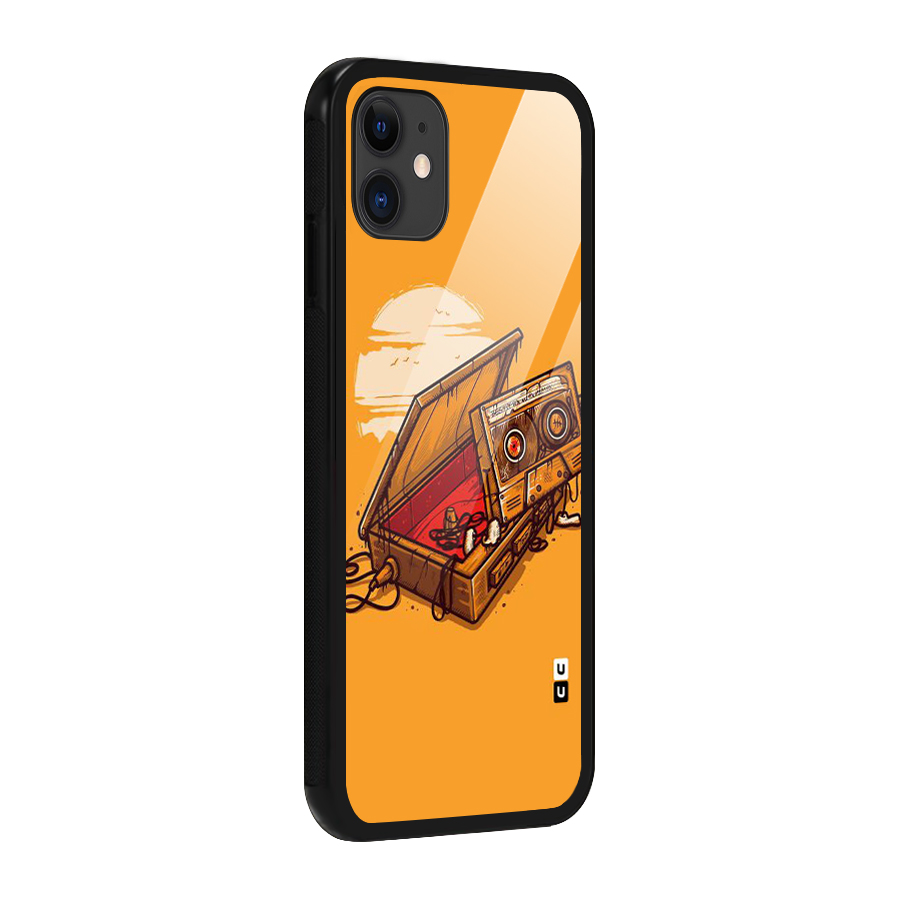 Casette Box Glass Back Case for iPhone 11
