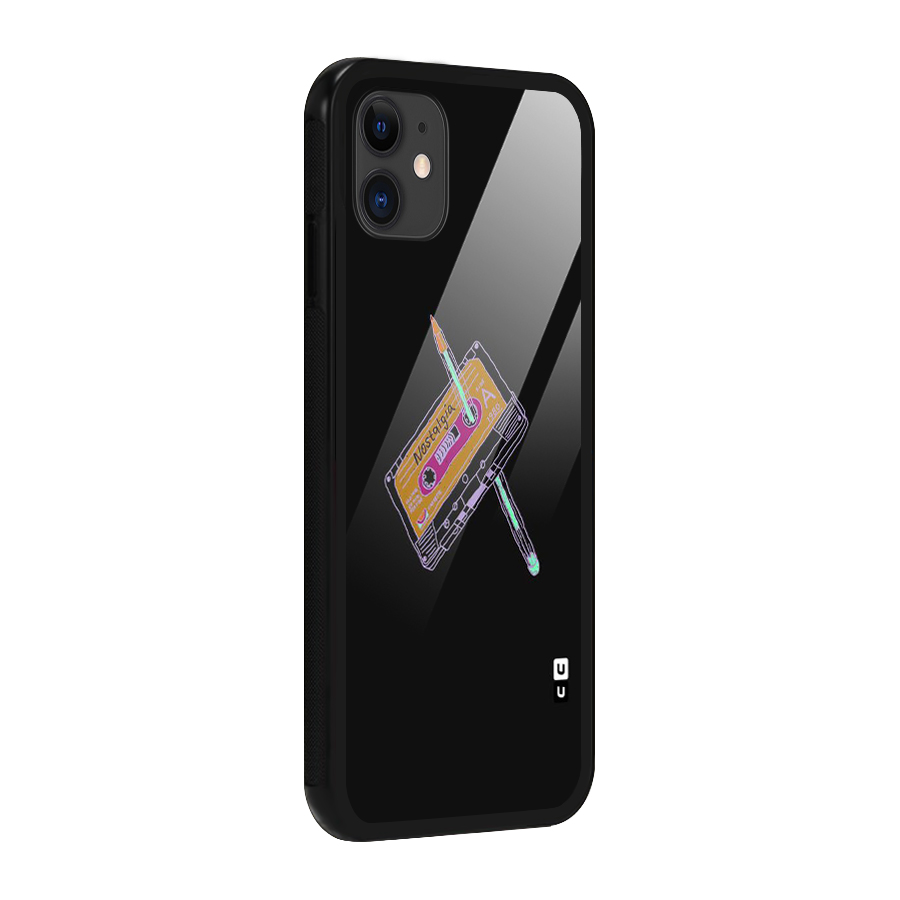 Casette Nostalgia Glass Back Case for iPhone 11