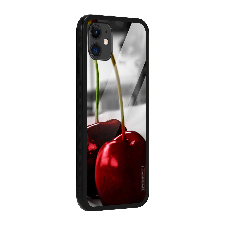 Cherry Photography Glass Back Case for iPhone 11