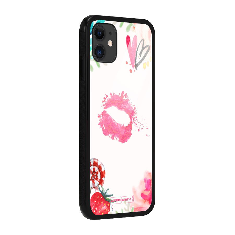 Chirpy Glass Back Case for iPhone 11
