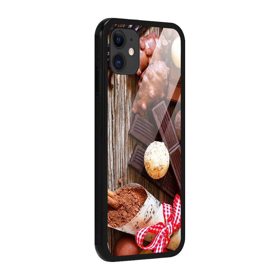 Chocolate Candies Glass Back Case for iPhone 11