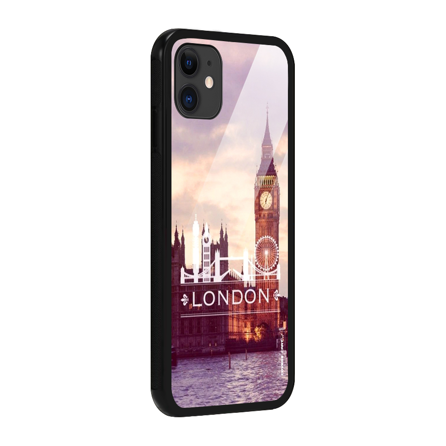 City Tower Glass Back Case for iPhone 11