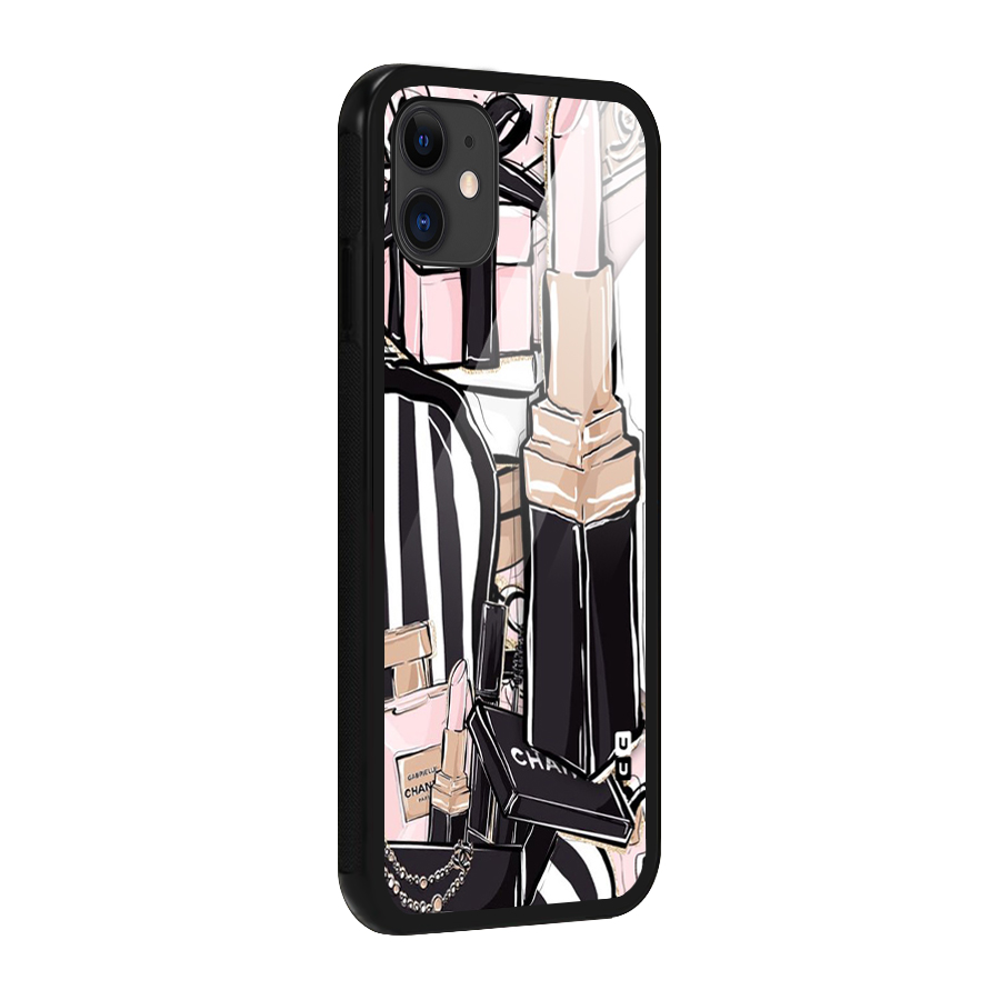 Class Girl Design Glass Back Case for iPhone 11