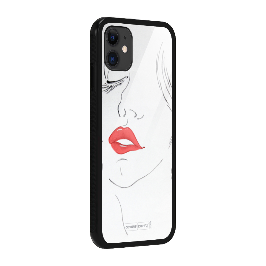Classy Girl Glass Back Case for iPhone 11