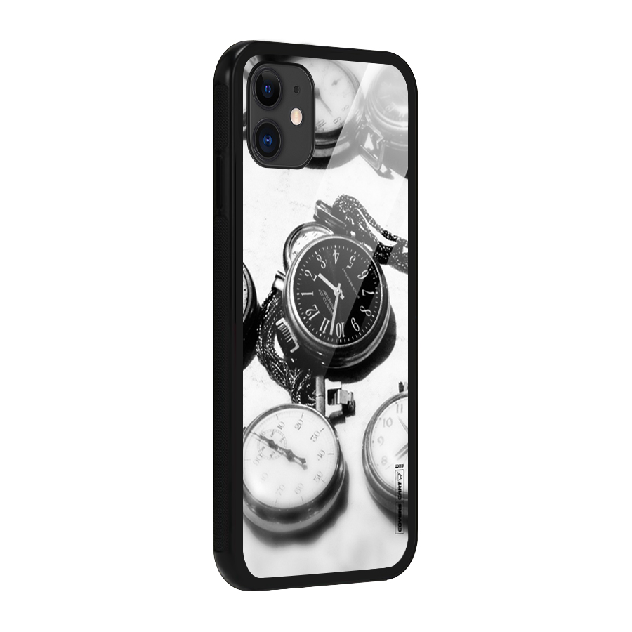 Clock Collection Glass Back Case for iPhone 11