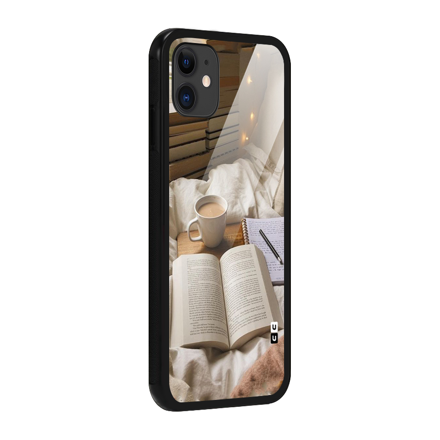 Coffee And Books Glass Back Case for iPhone 11