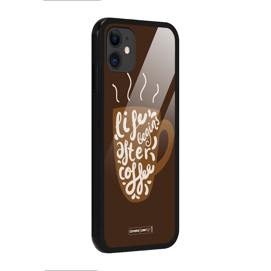 Coffee Mug Glass Back Case for iPhone 11