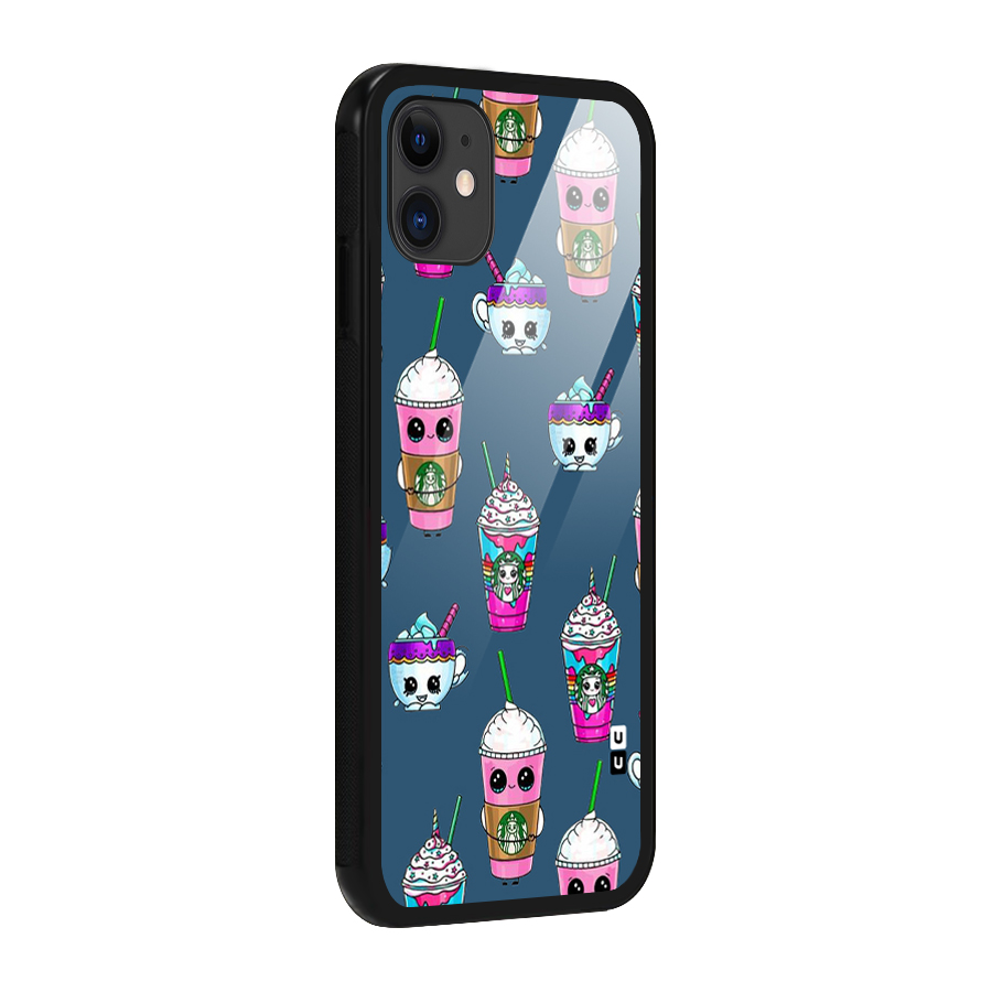 Coffee Mugs Glass Back Case for iPhone 11