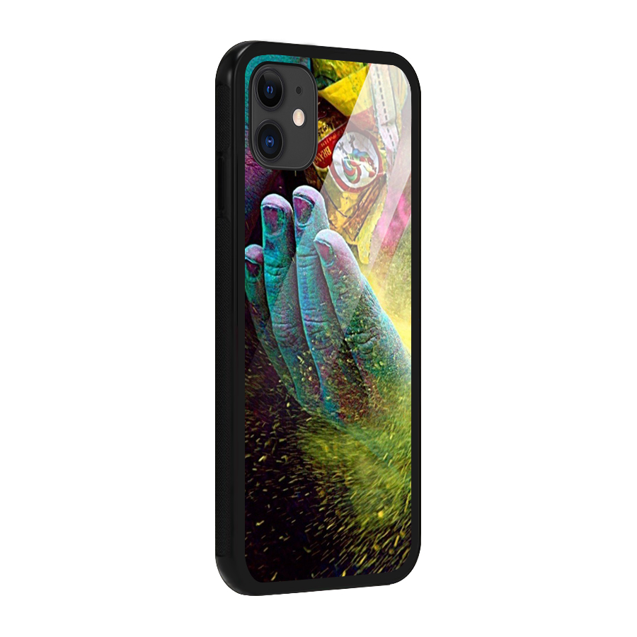 Colours Glass Back Case for iPhone 11