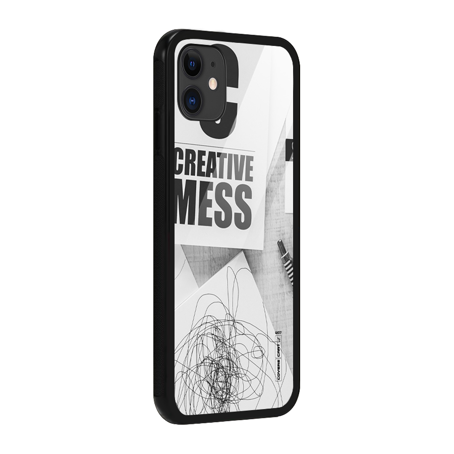 Creative Mess Glass Back Case for iPhone 11