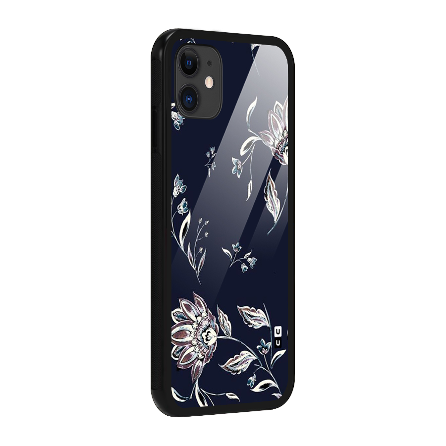 Dark Petals Glass Back Case for iPhone 11