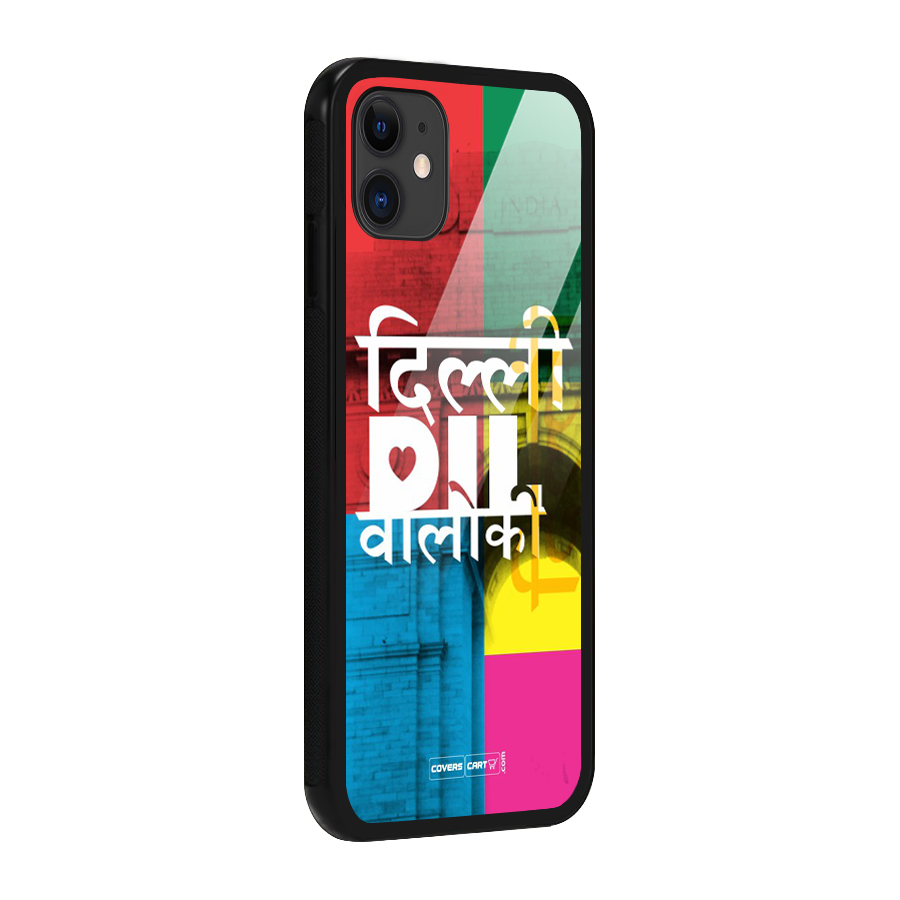 Delhi Citystyle Glass Back Case for iPhone 11