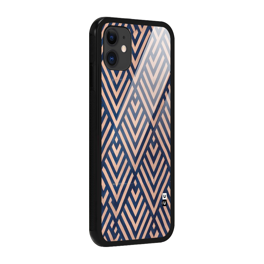 Diamond Blues Glass Back Case for iPhone 11