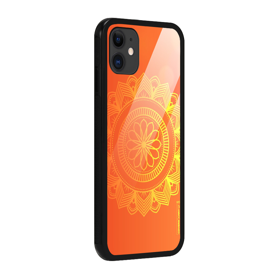 Diwali Rangoli Glass Back Case for iPhone 11