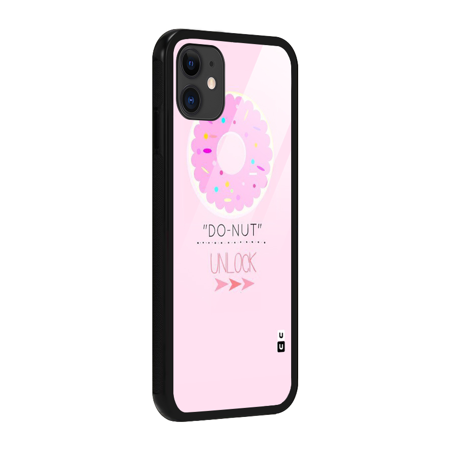 Do-Nut Unlock Glass Back Case for iPhone 11
