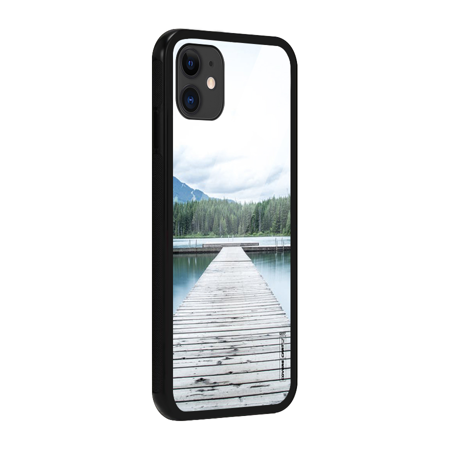 Dock River Glass Back Case for iPhone 11