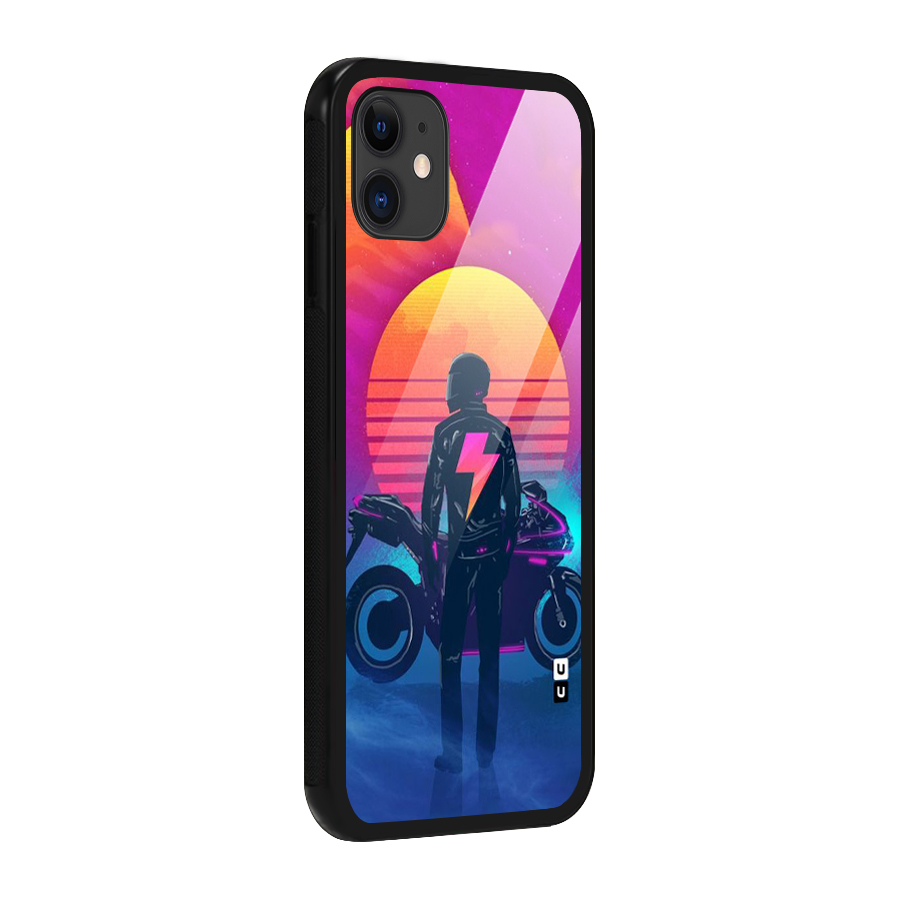Electric Ride Glass Back Case for iPhone 11