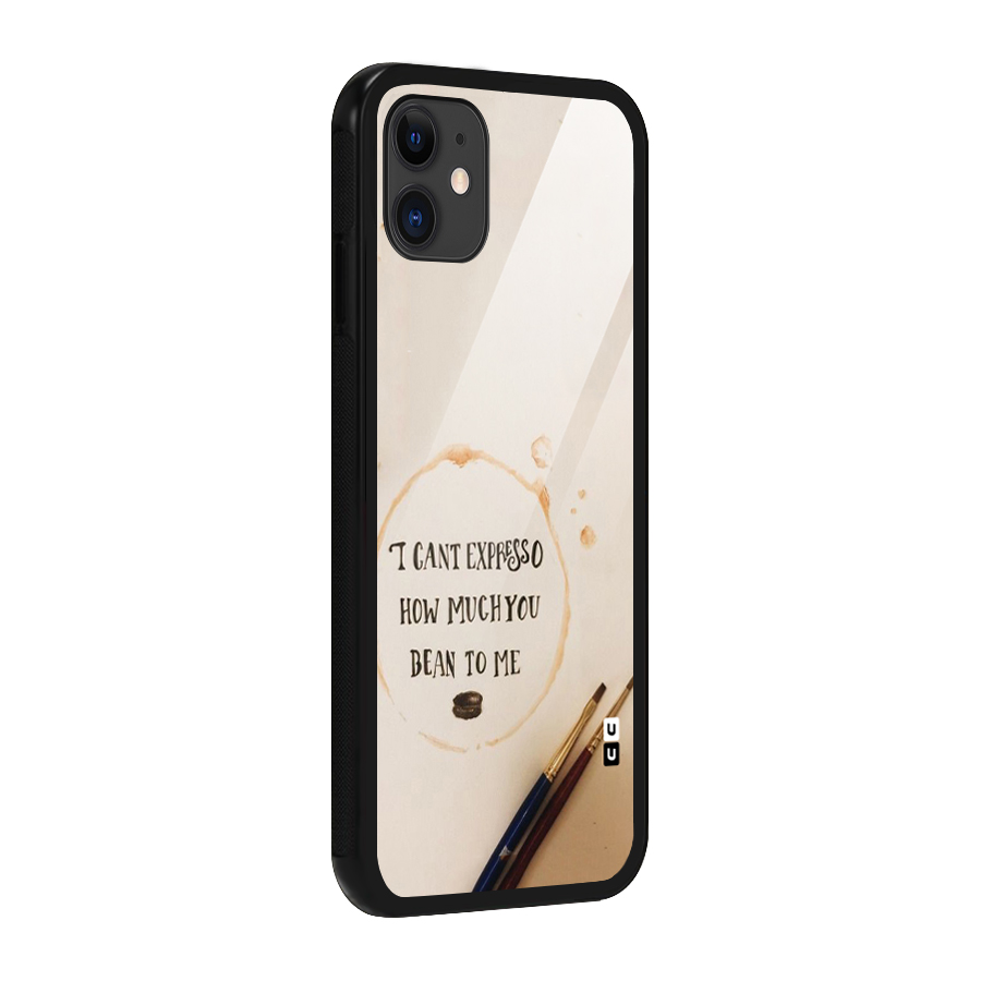 Espresso Bean Glass Back Case for iPhone 11
