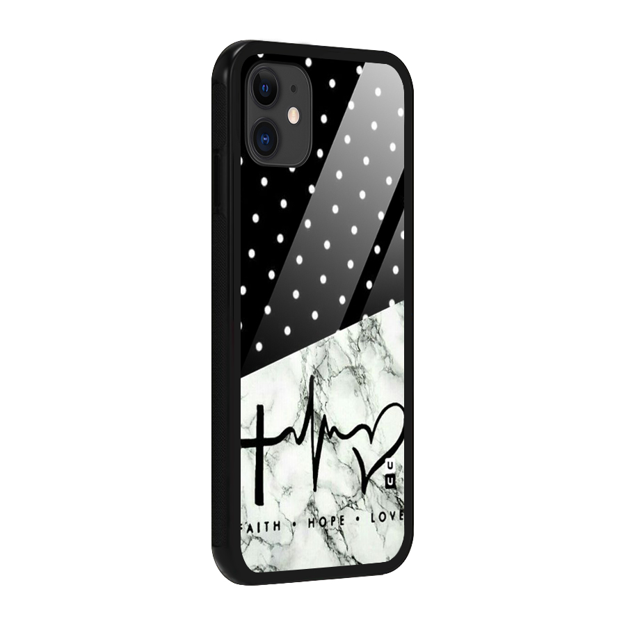 Faith Love Glass Back Case for iPhone 11