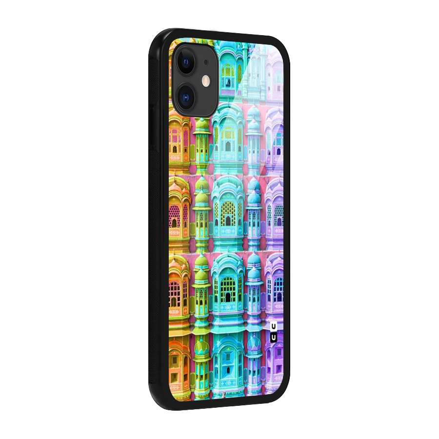 Fancy Architecture Glass Back Case for iPhone 11