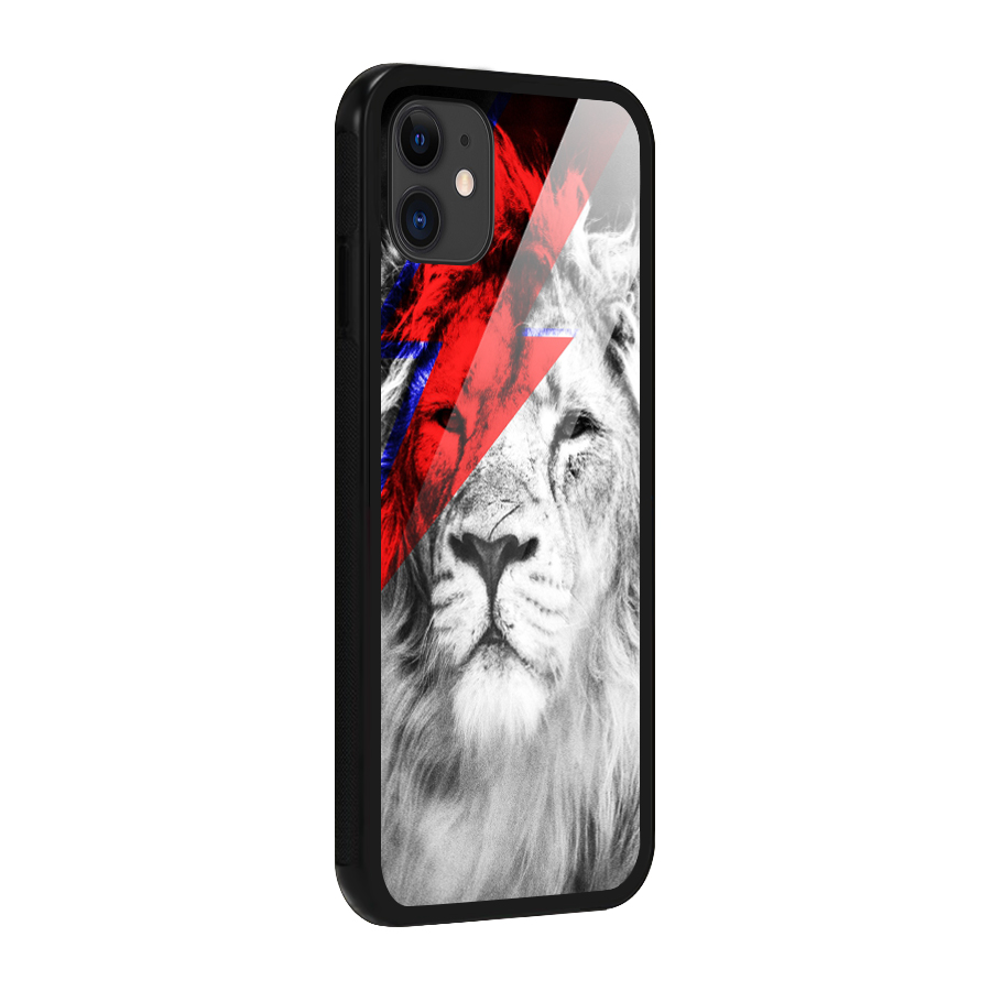 Fearless Lion Glass Back Case for iPhone 11