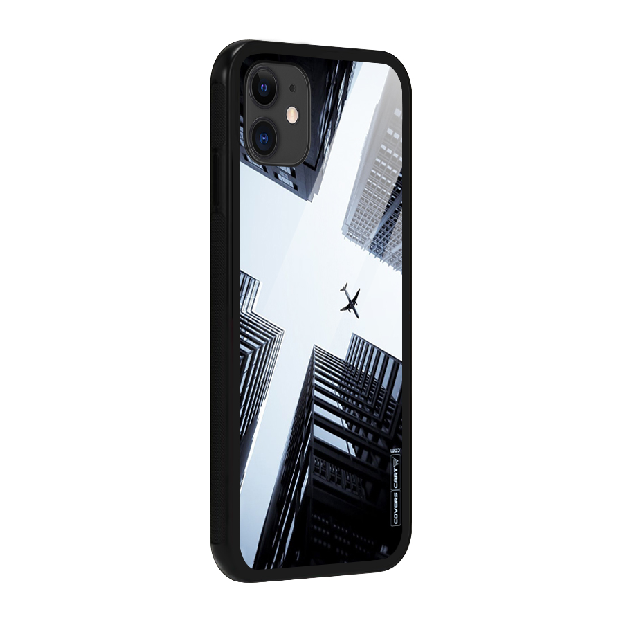 Fly Perspective Glass Back Case for iPhone 11
