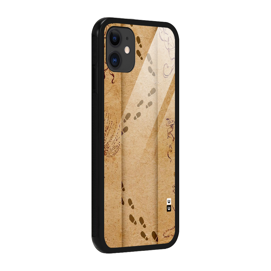 Footsteps Glass Back Case for iPhone 11