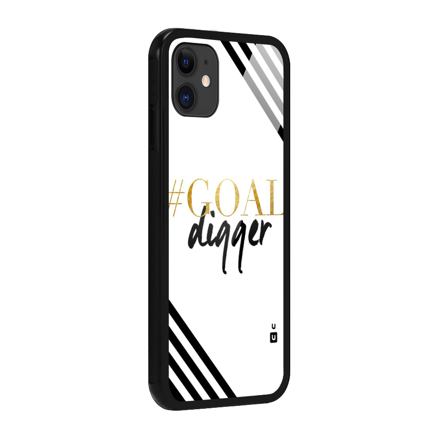 Goal Digger Glass Back Case for iPhone 11