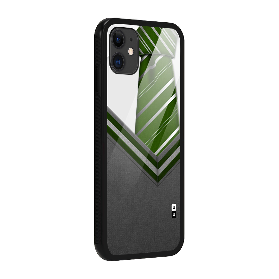 Grey Sweater Glass Back Case for iPhone 11