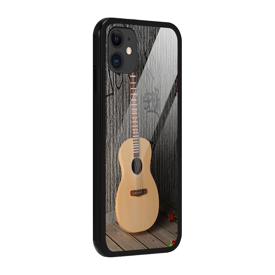 Guitar Classic Glass Back Case for iPhone 11