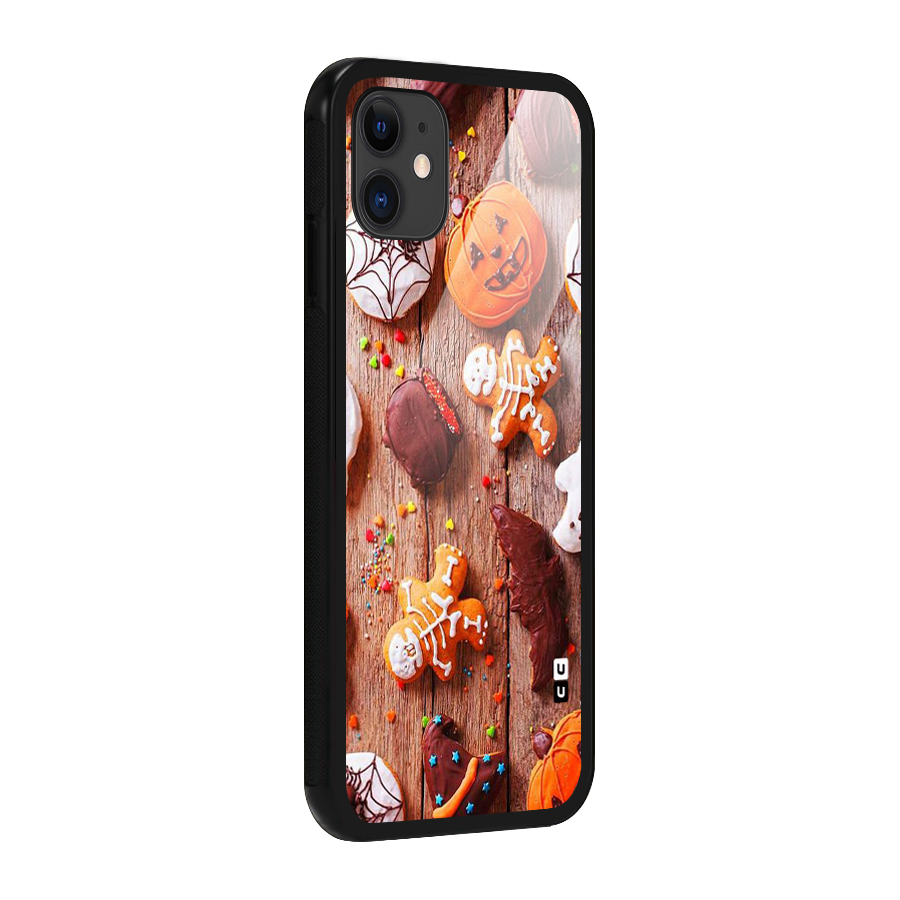 Halloween Chocolates Glass Back Case for iPhone 11