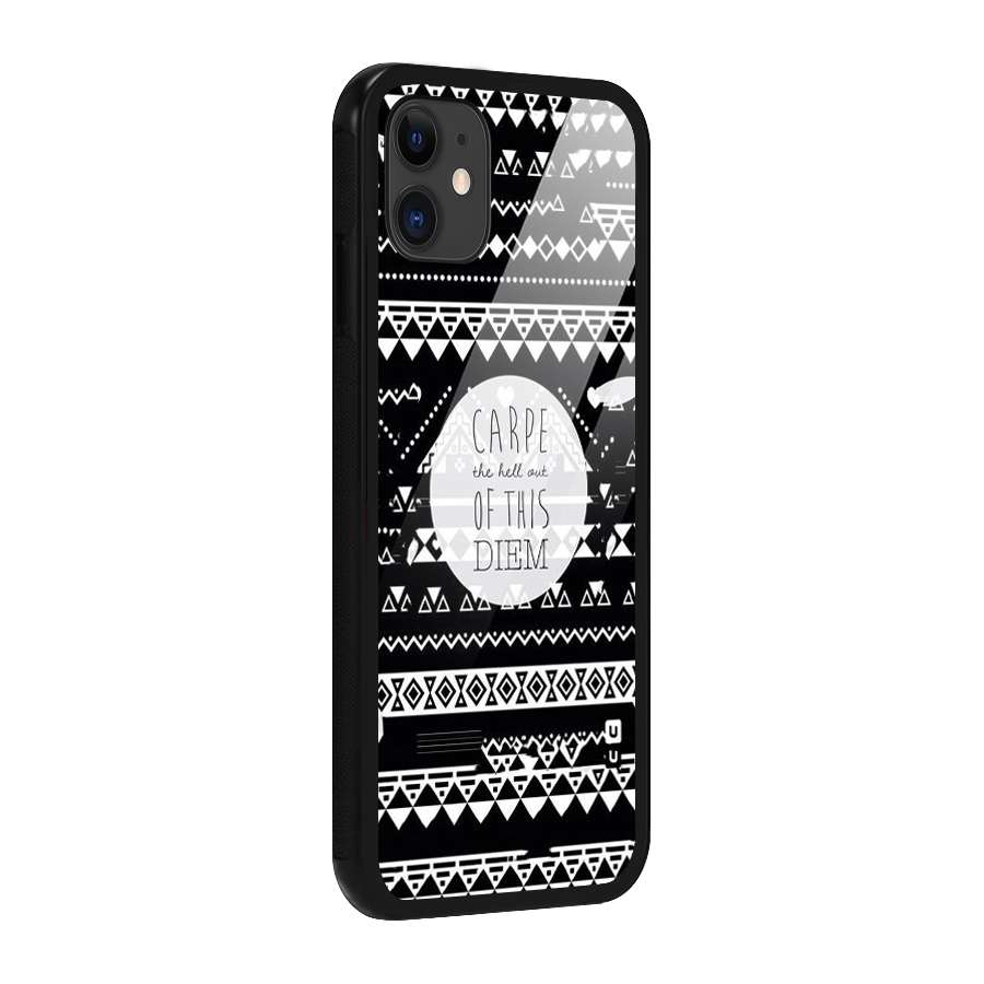 Hell Diem Glass Back Case for iPhone 11