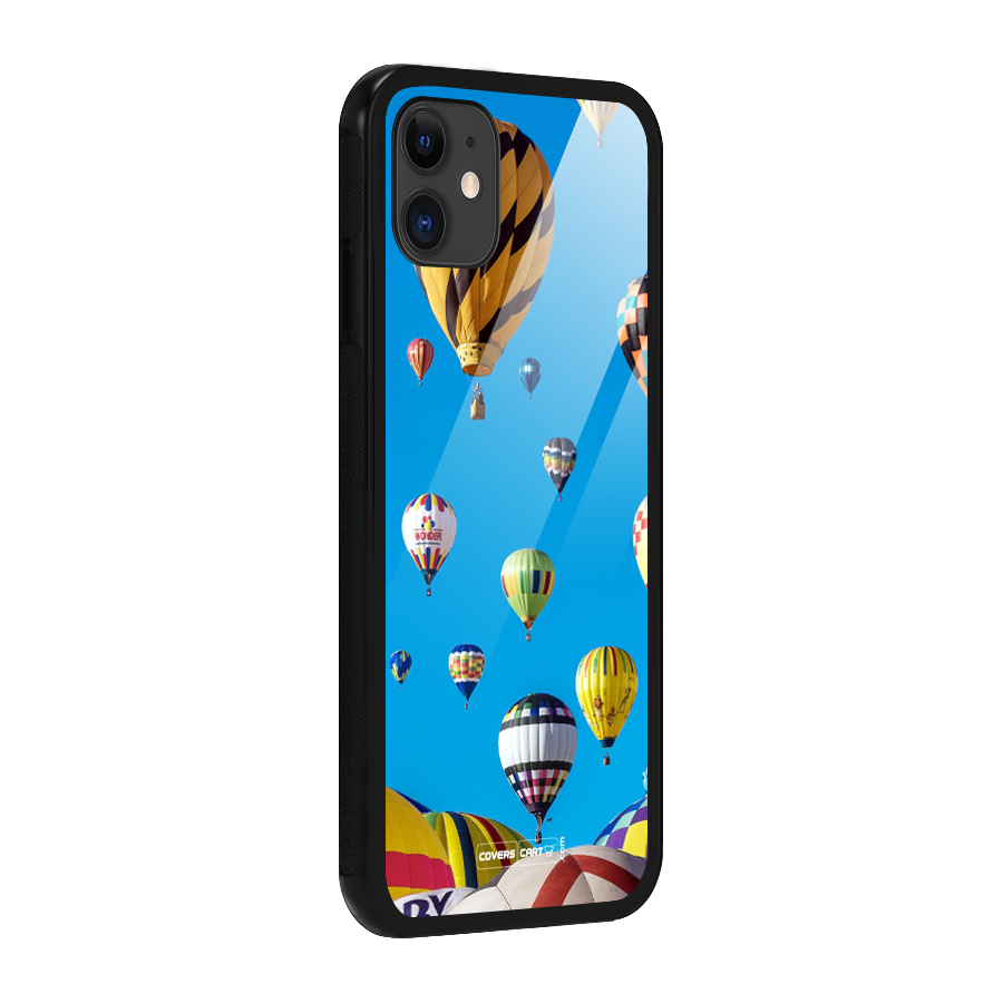 Hot Air Baloons Glass Back Case for iPhone 11