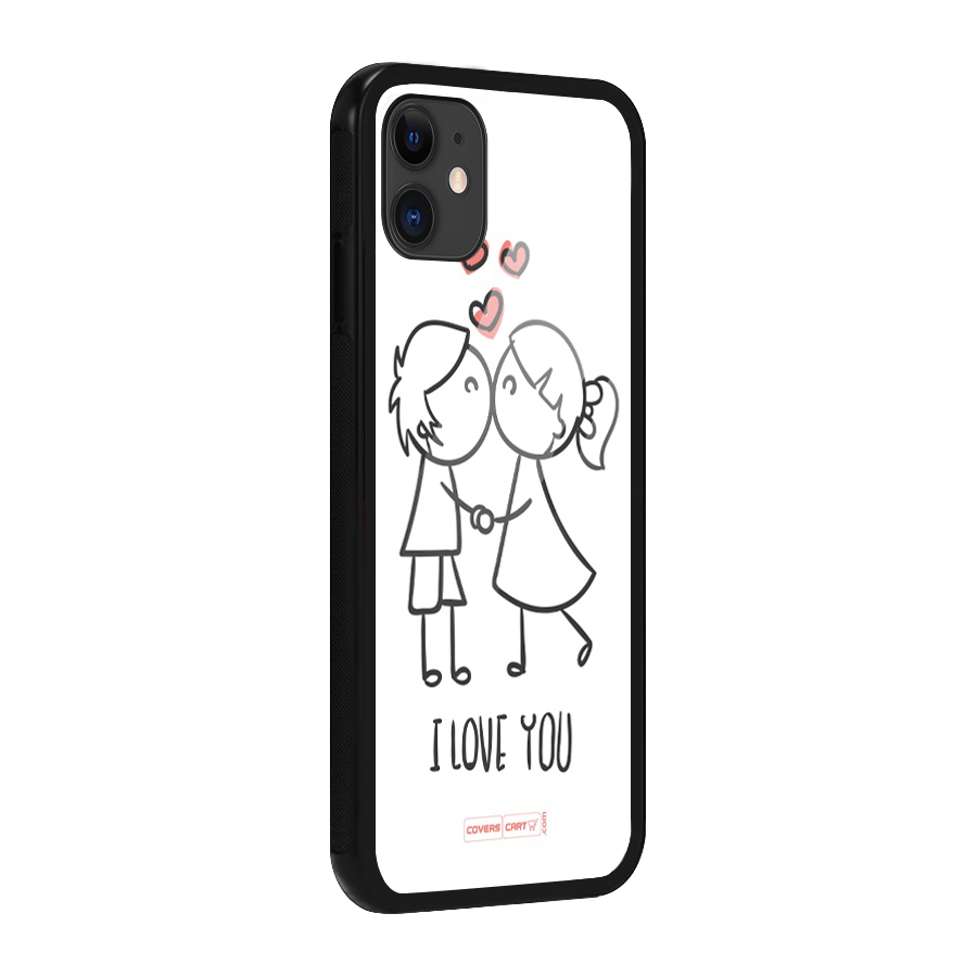 I Love You Glass Back Case for iPhone 11