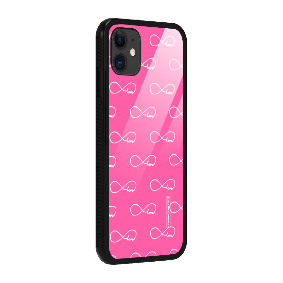 Infinity Love Glass Back Case for iPhone 11