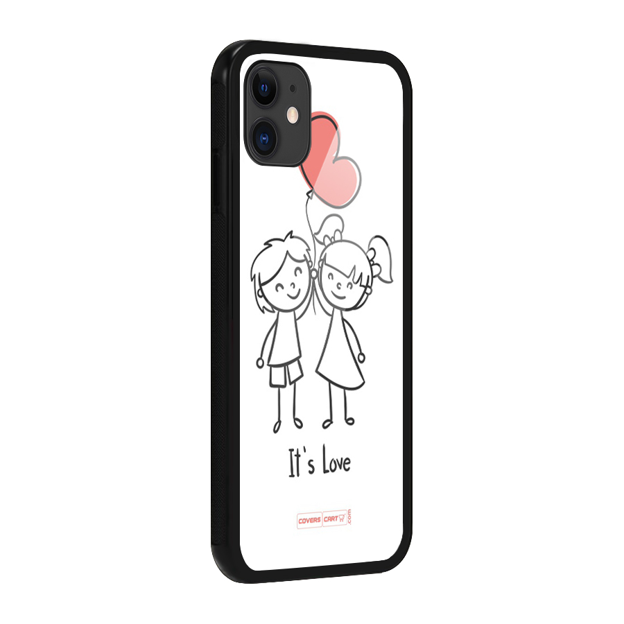 Its Love Glass Back Case for iPhone 11