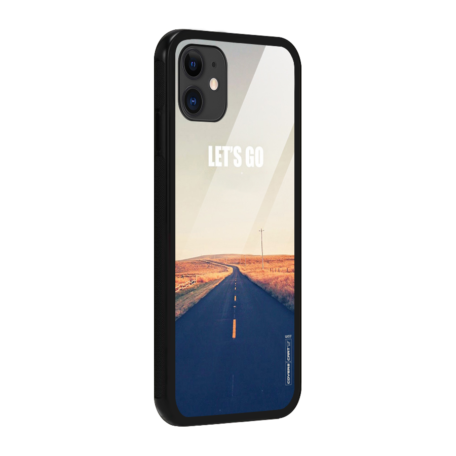 Lets Wander Glass Back Case for iPhone 11