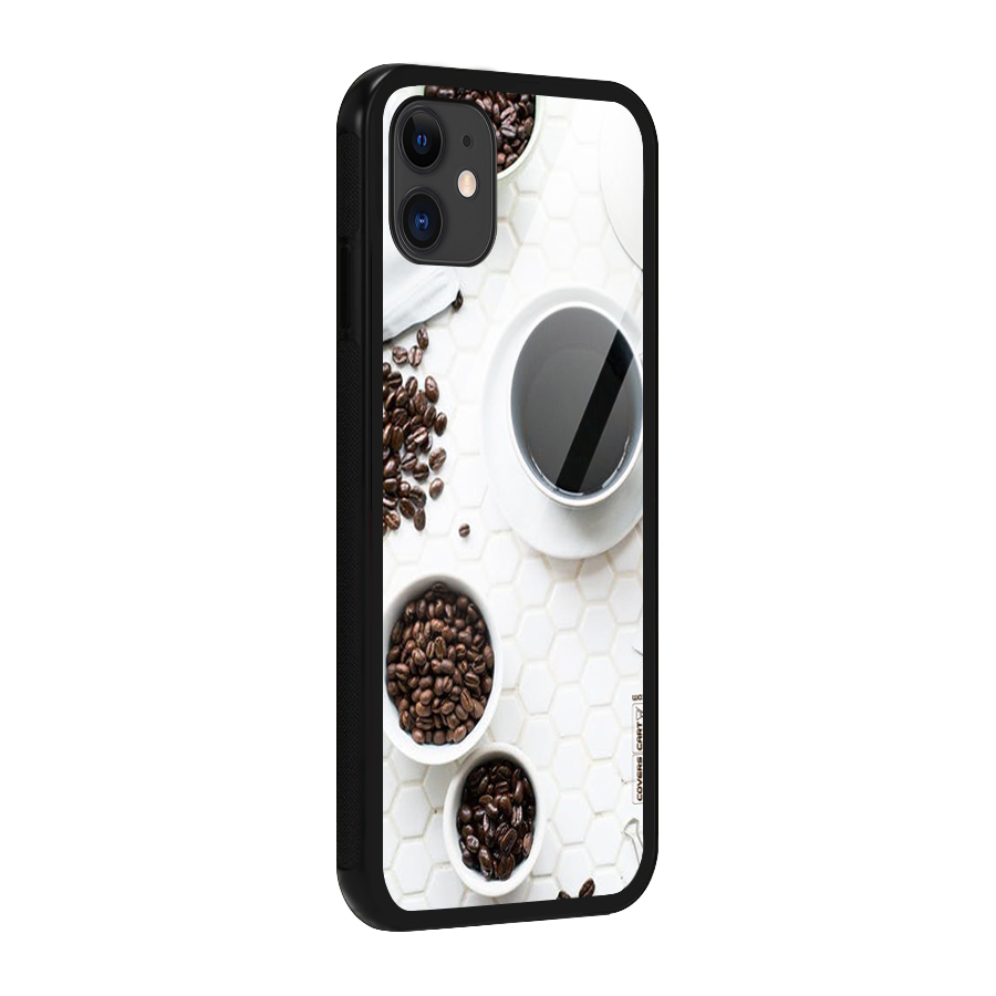 Live Coffee Glass Back Case for iPhone 11