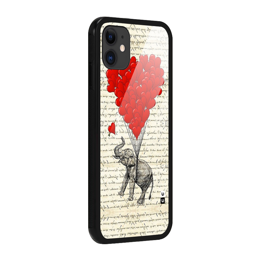 Love Weight Glass Back Case for iPhone 11