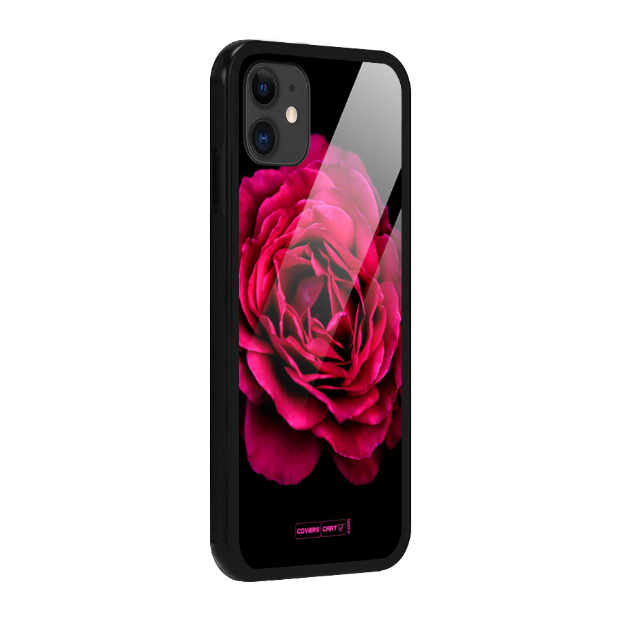 Magical Rose Glass Back Case for iPhone 11