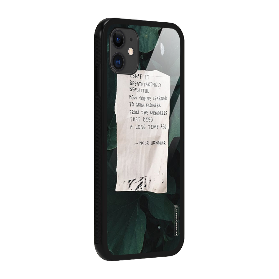 Memories Glass Back Case for iPhone 11