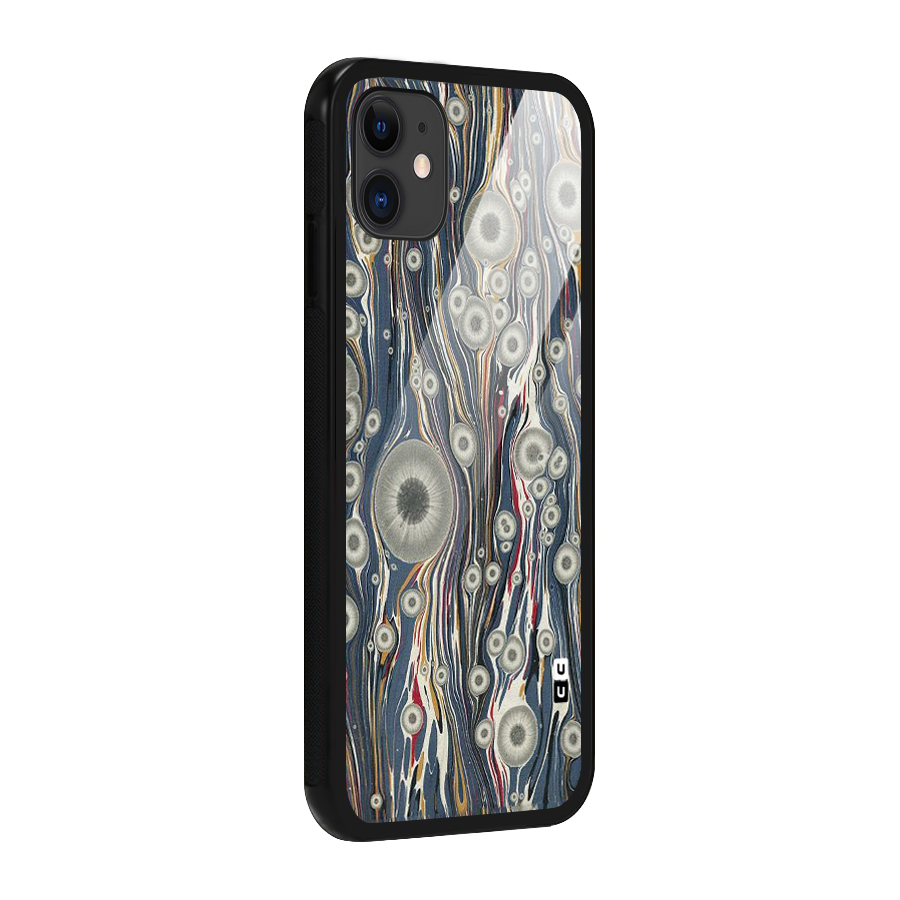 Mini Circles Glass Back Case for iPhone 11